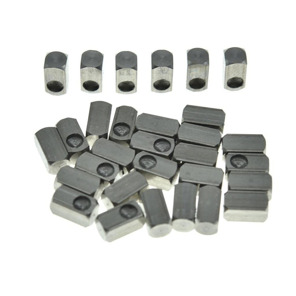 30-Pack Stainless Steel Tremolo Bridge String Insert Block Lock Clamp Blocks ...