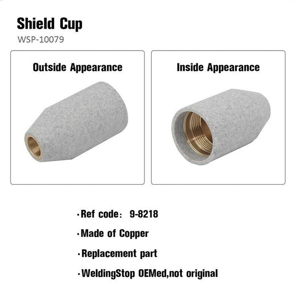 Reliable 2pcs Ceramic Shield Cup Set for Thermal Dynamics Plasma Torch