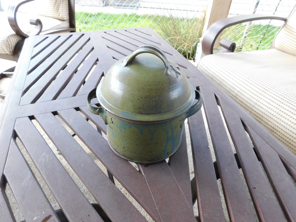 HandMade Clay Pot Signed by Artist Richard