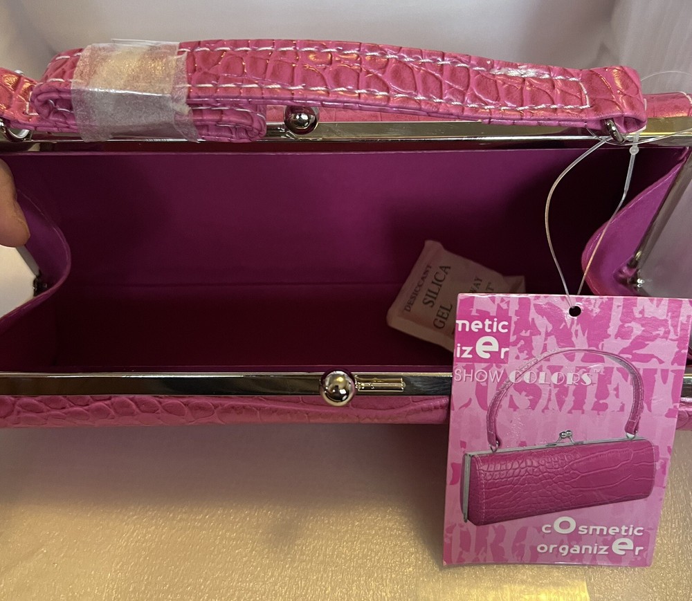 Cosmetic Organizer Pink Small Crossbody