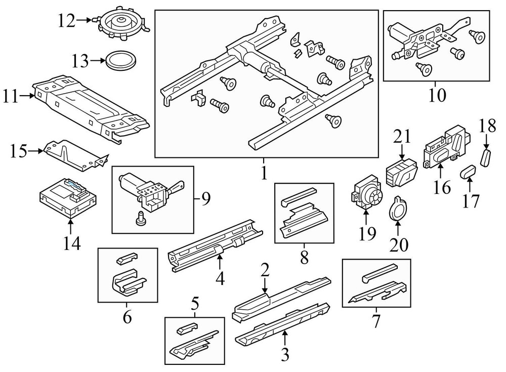 2013-2018 AUDI S8 - Front SEAT Control Module 4H0959760E