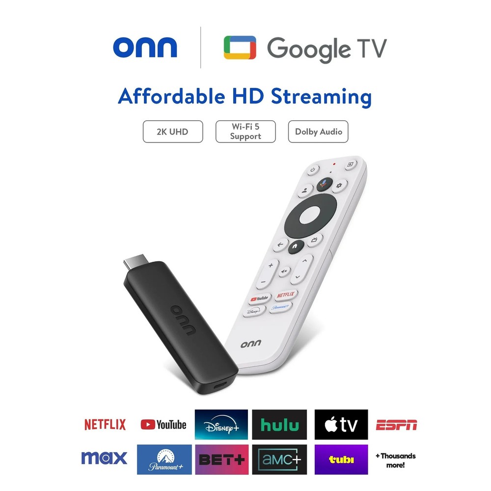 Full HD Streaming Device, Google TV, Voice Remote