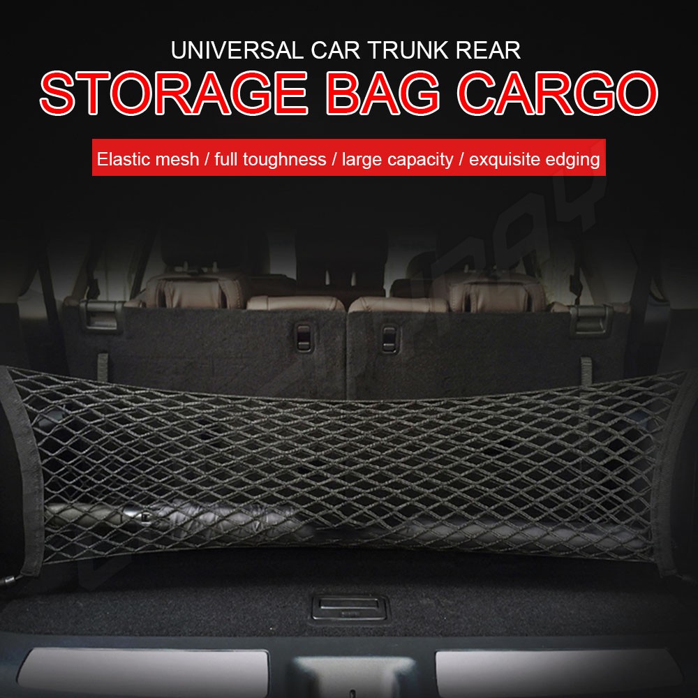 Rear Trunk Envelope Vertical Style Mesh Cargo Net for MAZDA 3 2010-2013
