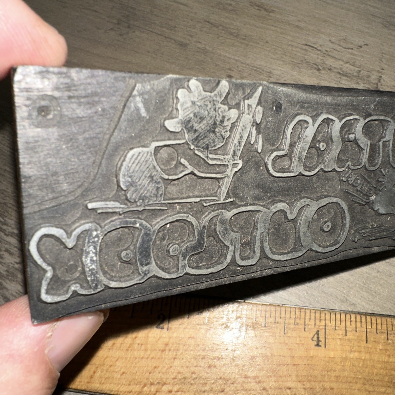 Printing Block “ Central Outlook, Artist And Photographer “ Ad??￼