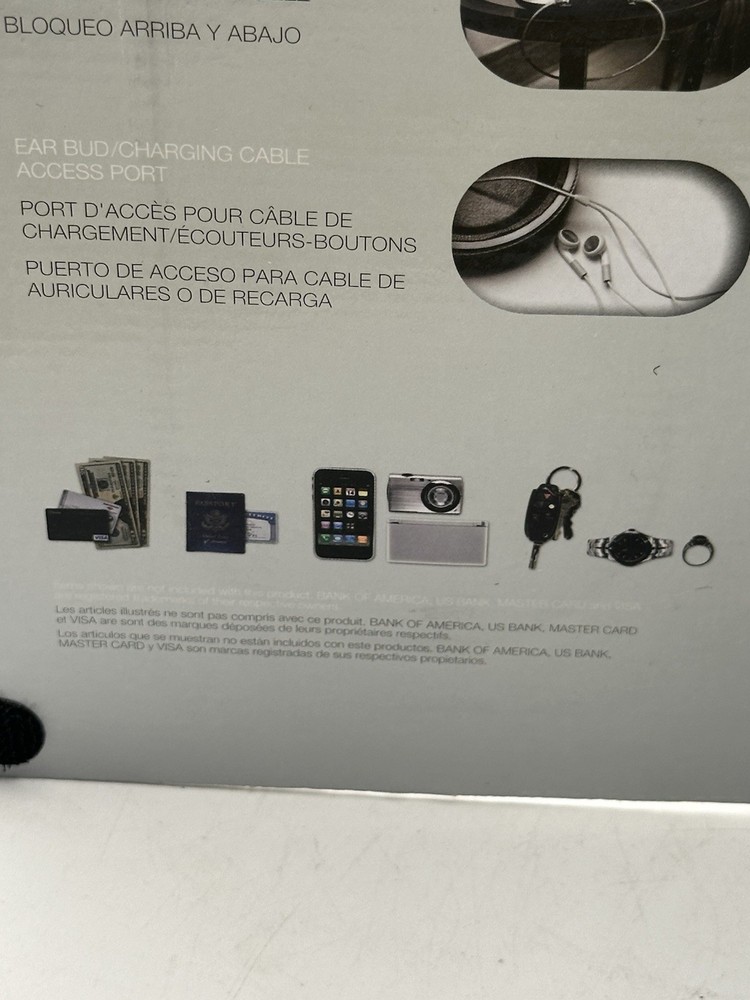 Master Lock 5900D Combination Portable Safe Gray Security For Your Small Items