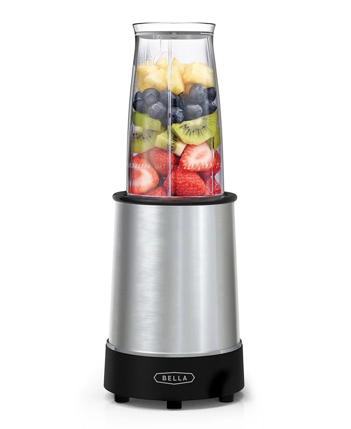 Bella 8-Pc. Personal 285-Watt Rocket Blender - Black