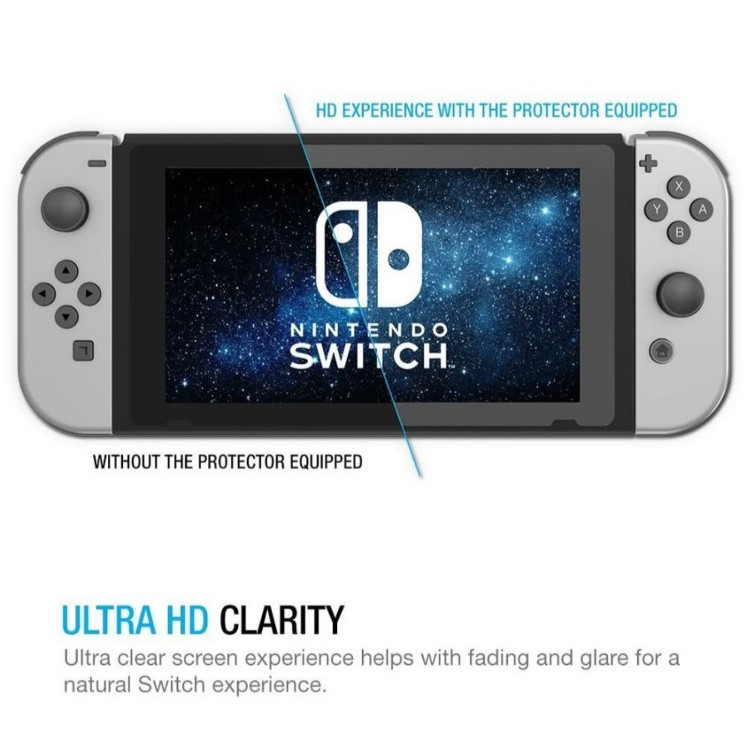 Nintendo Switch Screen Protector 3-Pack 2017 Docking Compatible Clear NIP Sealed