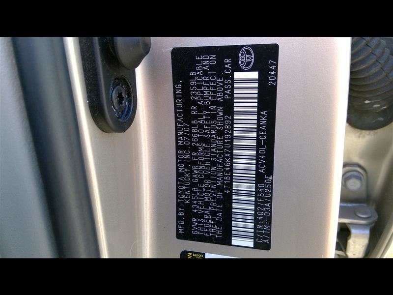 DISPLAY Screen Display Screen Clock Fits 07-11 CAMRY 301609