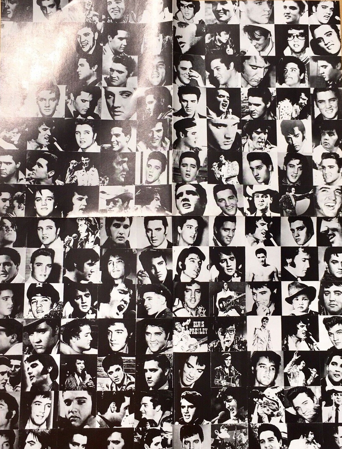 (1977) Elvis Presley Poster Original "Rare" Harley Davidson Framed Vintage