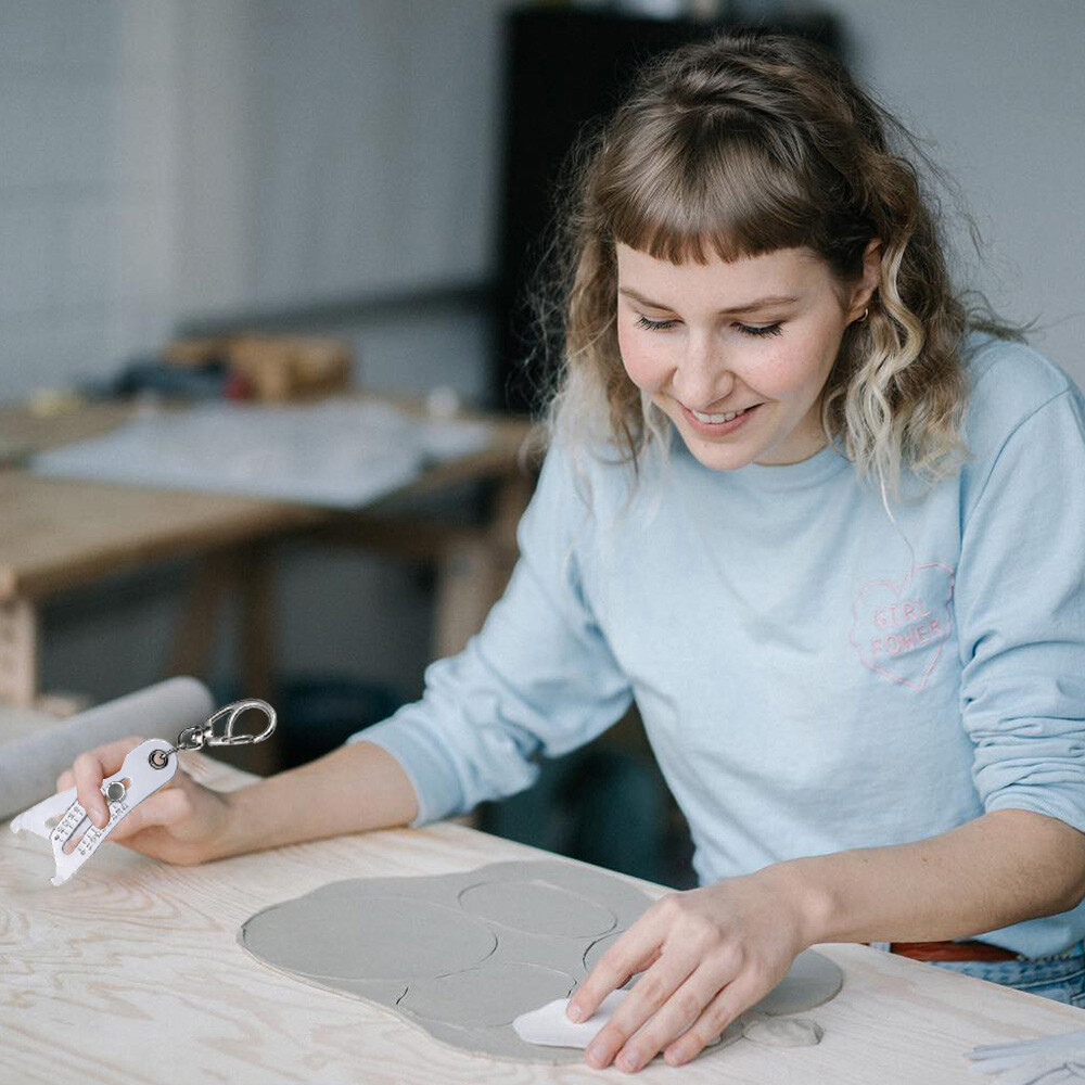 Portable Precise Thread Size Checker Keychain Bolt Size Checker Keychain Manual