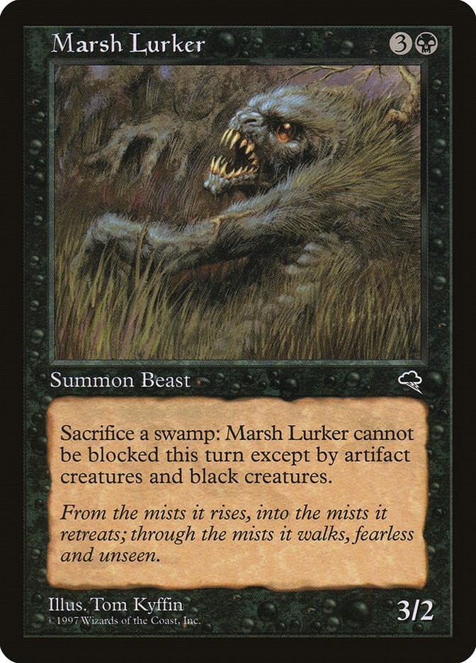 Marsh Lurker Tempest 144 MTG MP