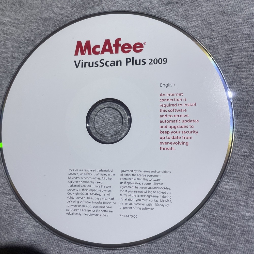 McAfee VirusScan 2009