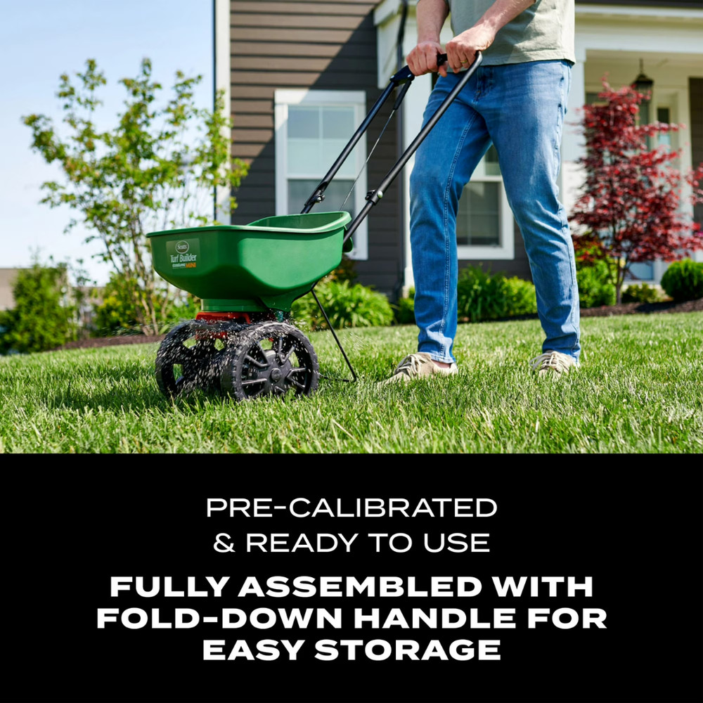 Scotts Turf Builder EdgeGuard Mini Broadcast Spreader