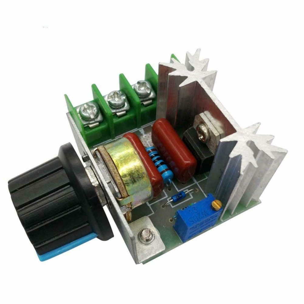 2000W 110V AC SCR Voltage Regulator Adjustable Motor Speed Control Controller