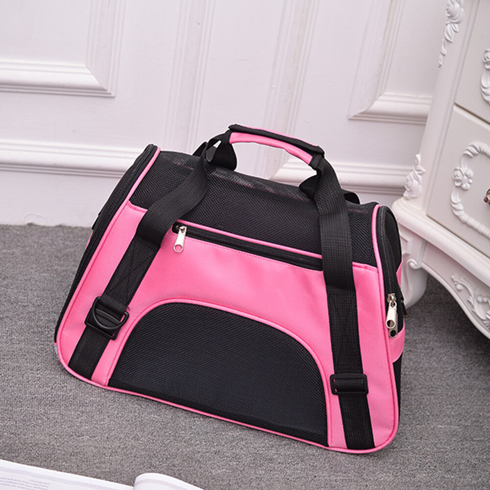 Pet Cat Carrier Hand Bag Soft Sided Breathable Travel Nylon Tote Case S M L