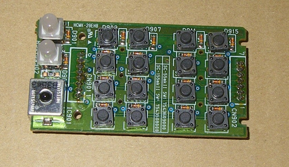 Roland SOUND CANVAS SC-55MKII SC-55MK2 BUTTON PANEL BOARD Tested