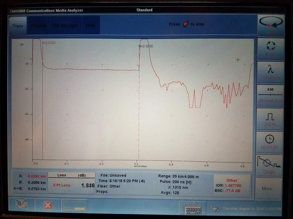 NETTEST CMA5000 OTDR 1310/1550