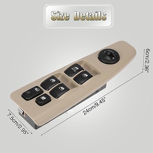 Front Left Power Auto Window Switch Driver Compatible with 2004 93570-2F200