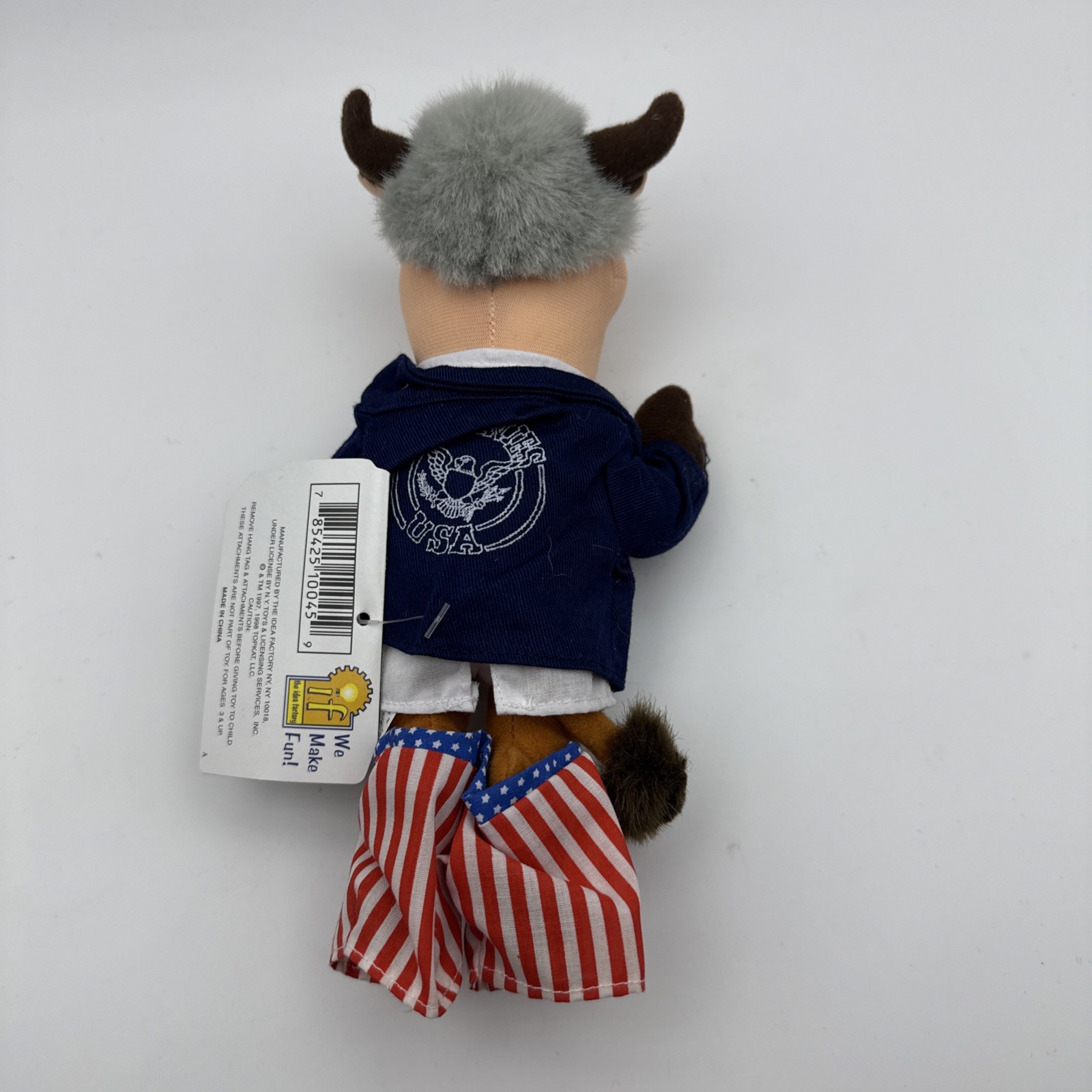 Meanie Beanie Babies Infamous Series BULL BILL CLINTON Pants Down New with Tags