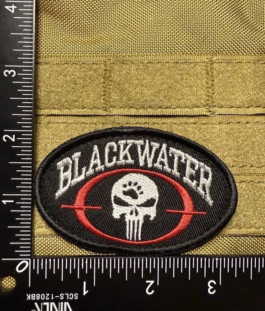Blackwater Punisher American Private Contractor Group Patch Tactical Hook Loop