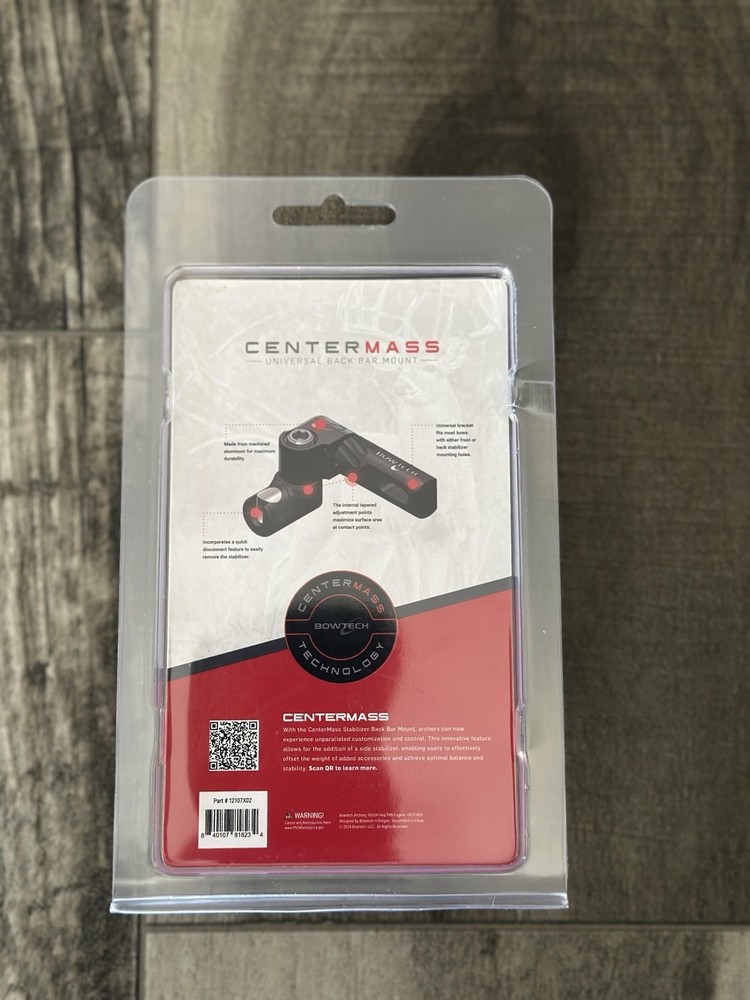 Bowtech CenterMass Universal Backbar Mount