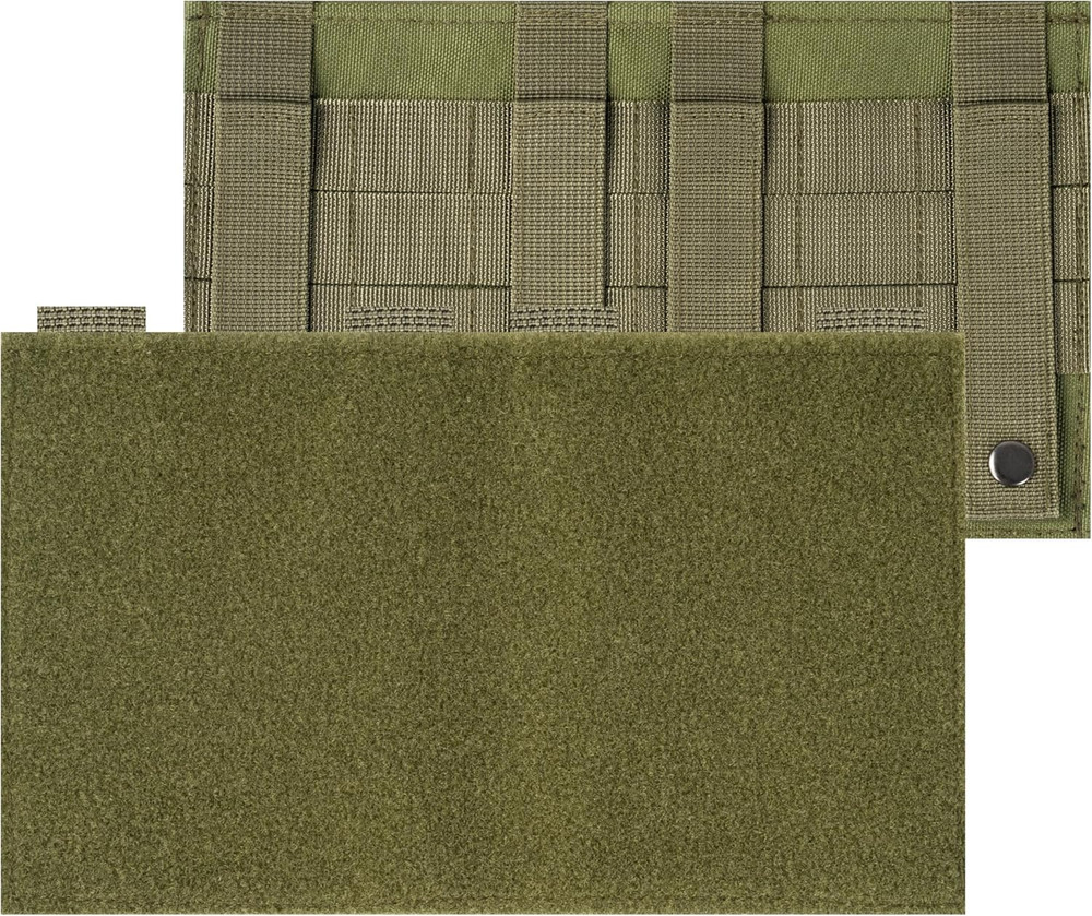 Molle Patch Panel, Tactical Molle Hook and Loop Panel for Molle Accessories, 10"