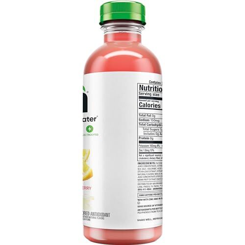 Antioxidant Infused Water Beverage São Paulo Strawberry Lemonade with Vitamin...