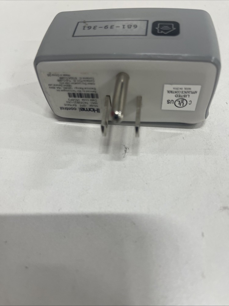 iHome Wi-Fi Control Smart Plug Apple Outlet iPhone Control