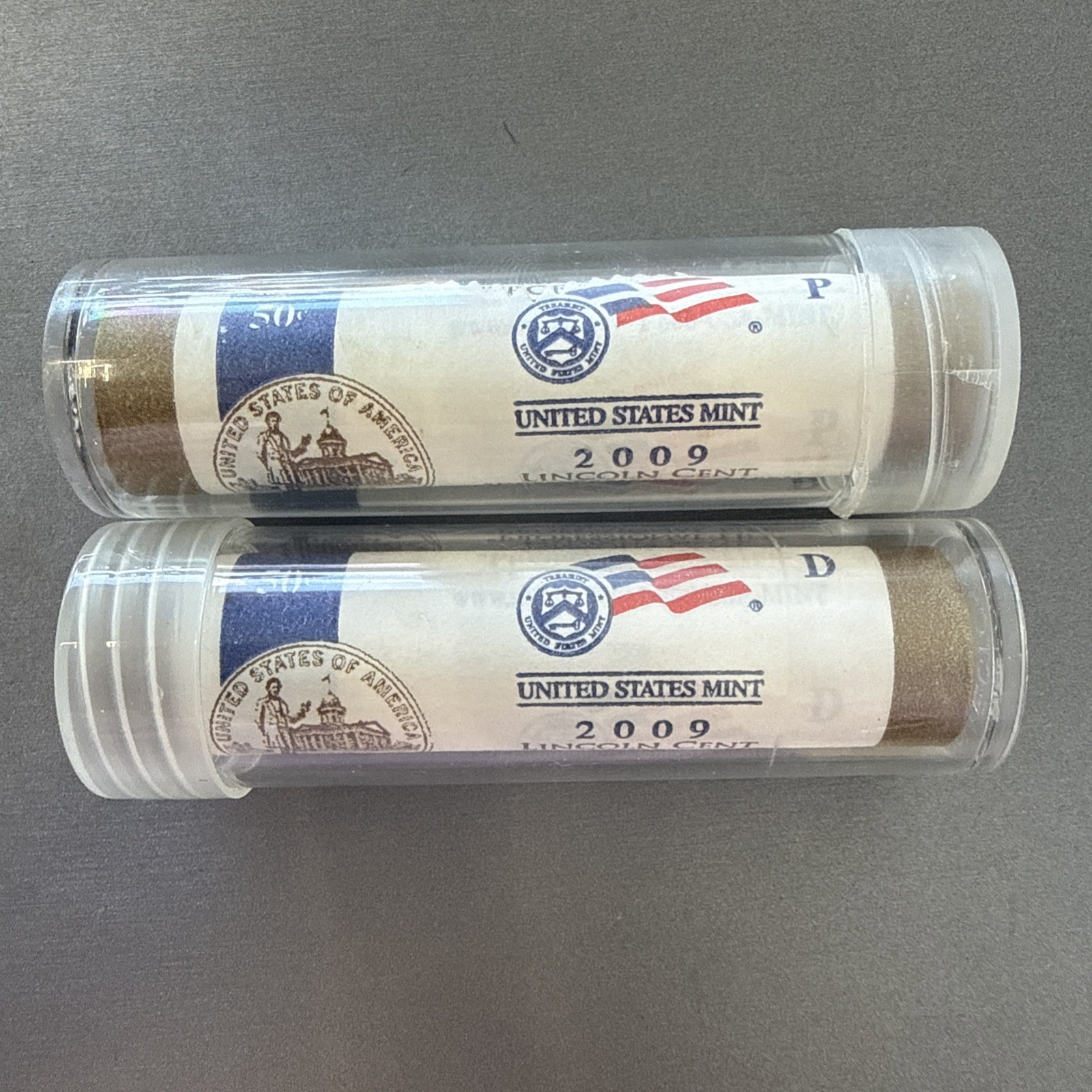 2009 P & D Lincoln PRESIDENCY MINT WRAPPED Penny Rolls