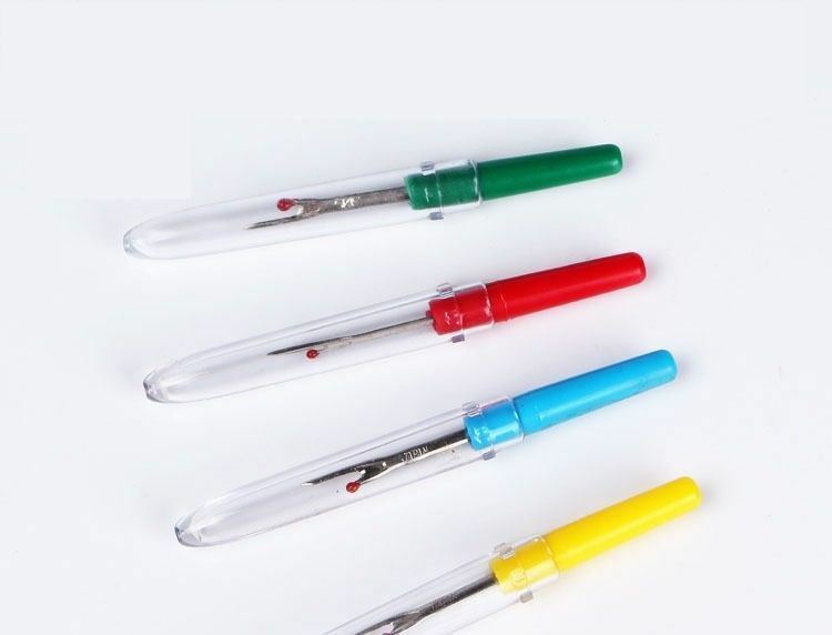 4X Stitch Ripper Plastic Handle Thread Seam Ripper Cutter Remover Sewing  Tool