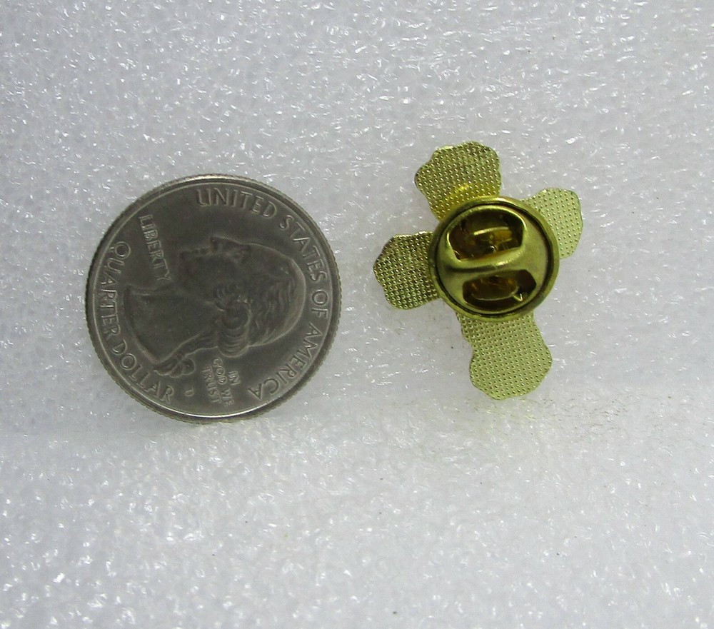 Flower Floral Cross Pin