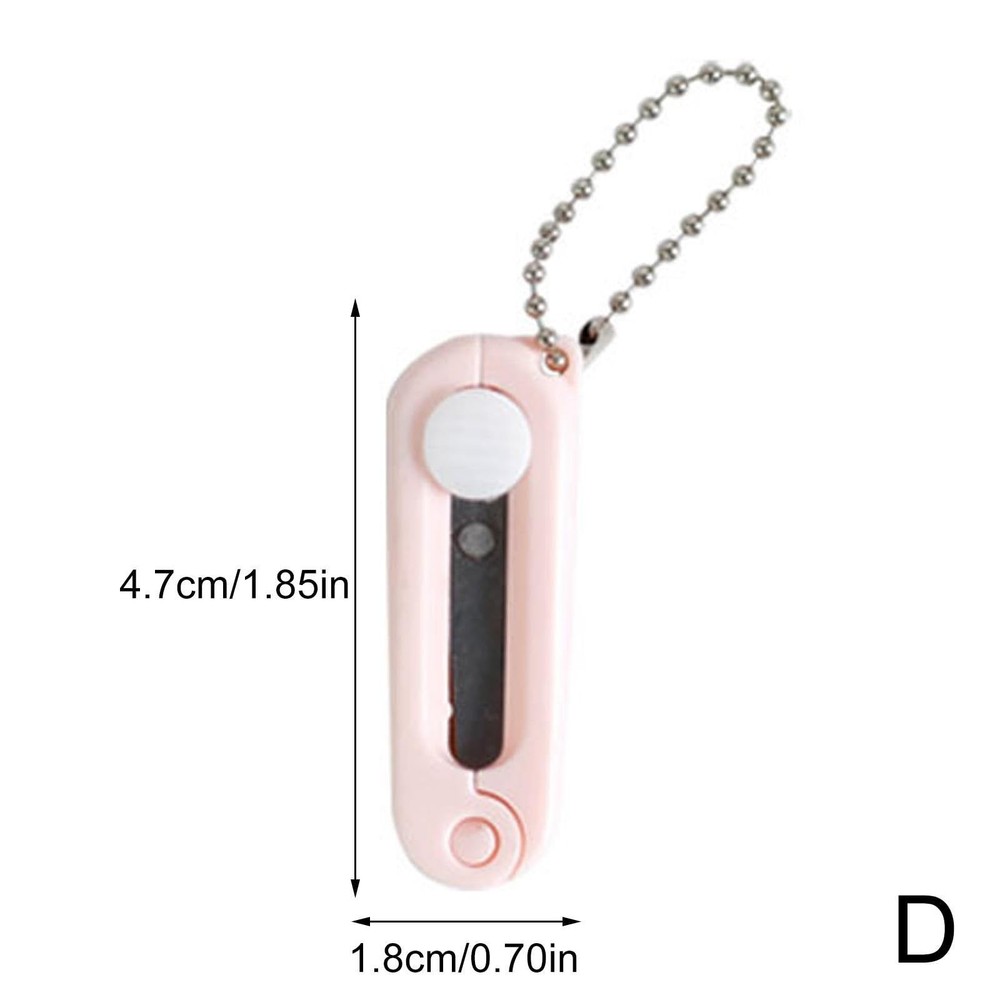 2Pcs Pink Folding Scissors Safe Portable Travel Scissors Foldable Telescopic ...