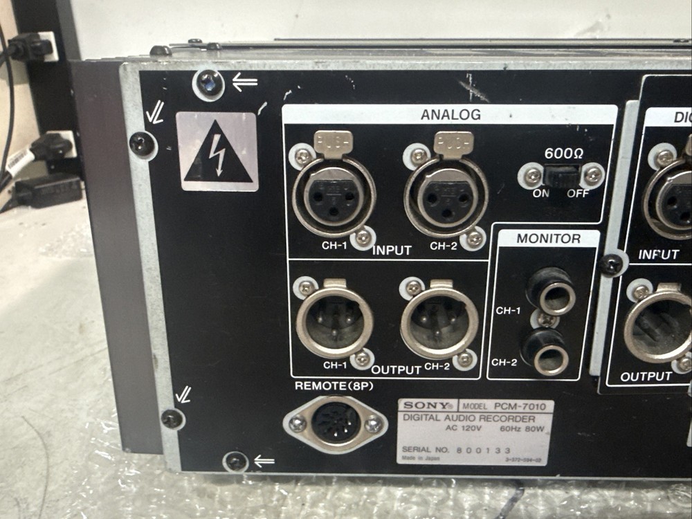Sony PCM-7010 Digital Audio Recorder