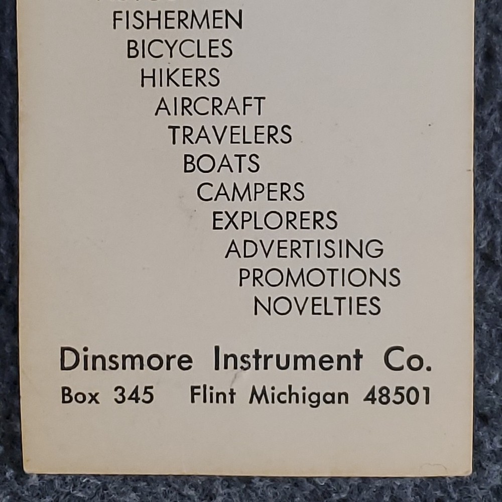 vintage Dinsmore miniature compass