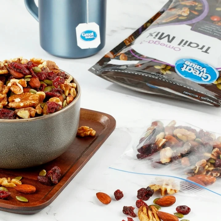 Great Value Omega-3 Trail Mix, 22 oz