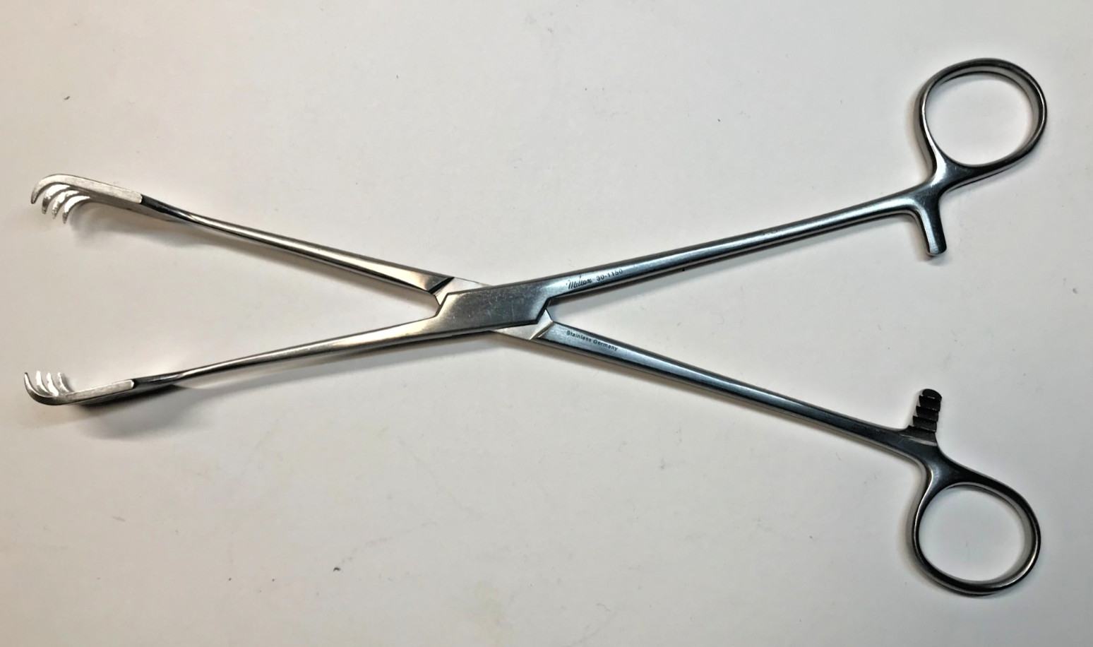 Miltex 30-1150 Clamp Forceps 11" 4x4 Teeth