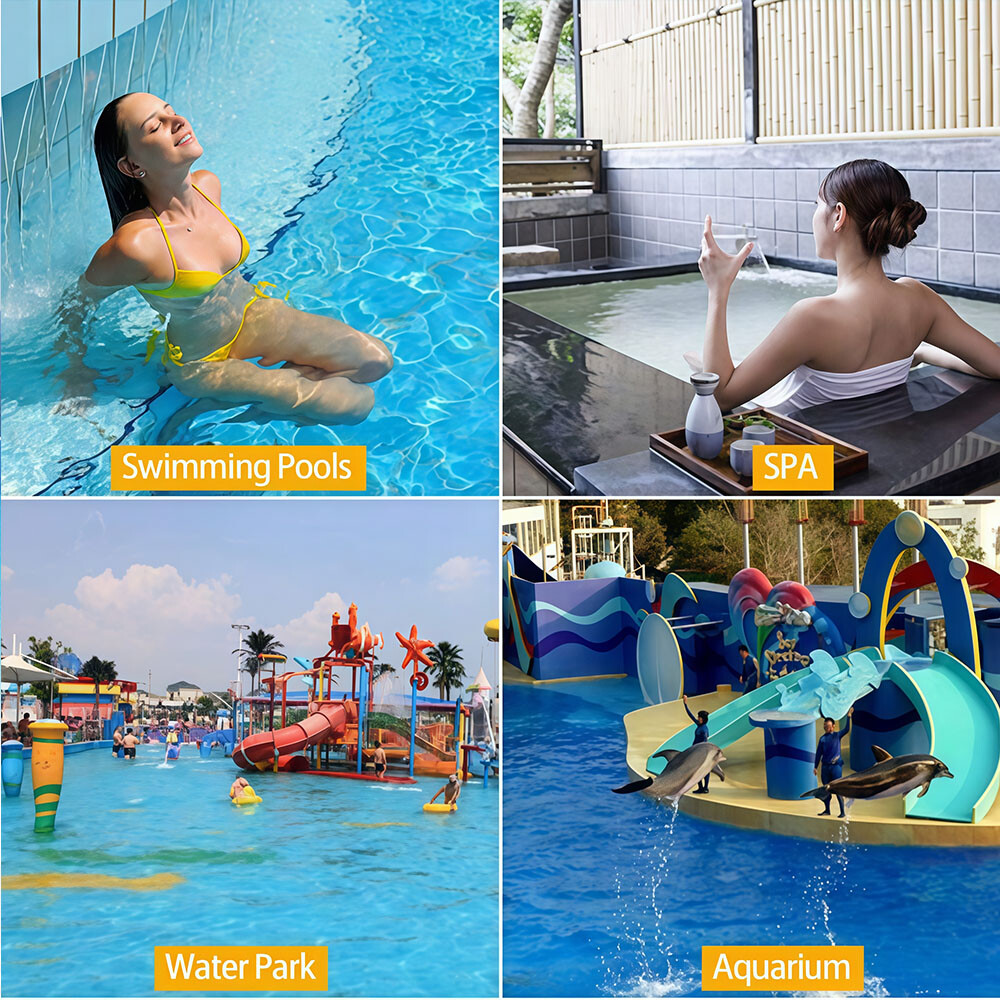 ABS Pool Chlorine Dispenser 1.5" Tablet Holder,Durable & Floatable Design
