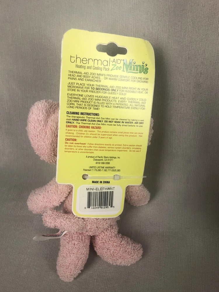 Thermal-Aid Zoo Tiny ELEPHANT Heating and Cooling Pack, MINI-ELEPHANT, 1 Count