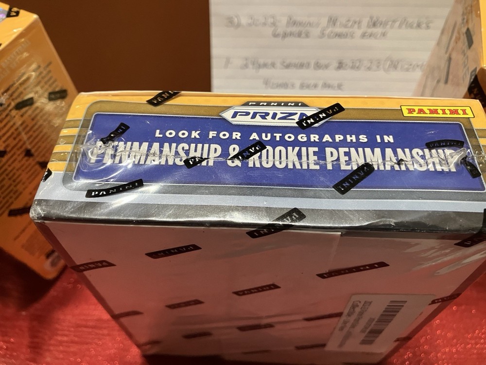 (4) Sealed Basketball Box