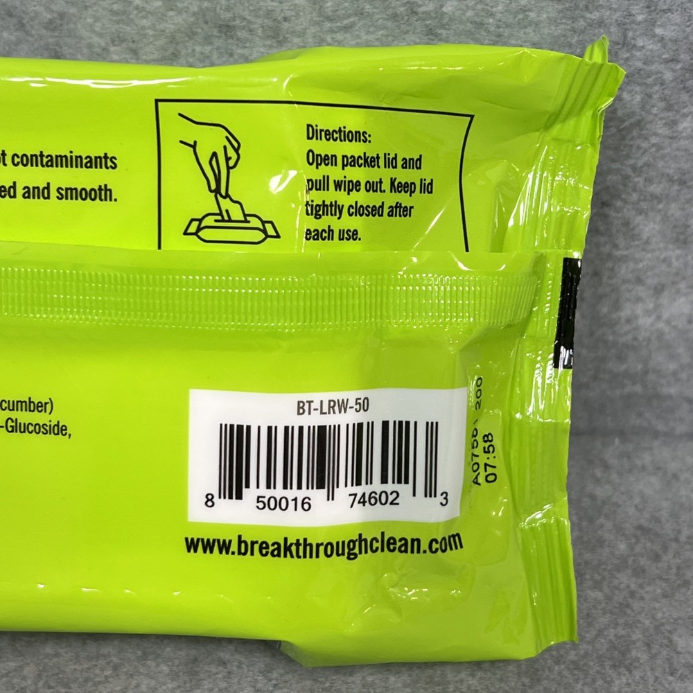 Breakthrough Clean Technologies Lead and Soot Removing Wipes NIP