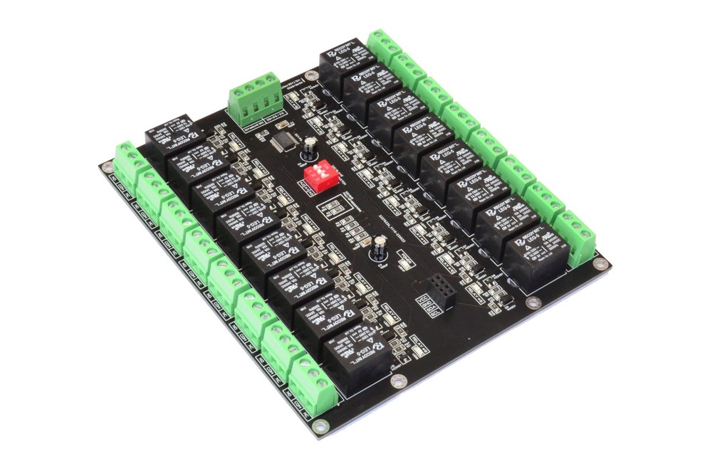 16 Channel I2C Interface Electromagnetic Relay Module for Arduino Raspberry 3...