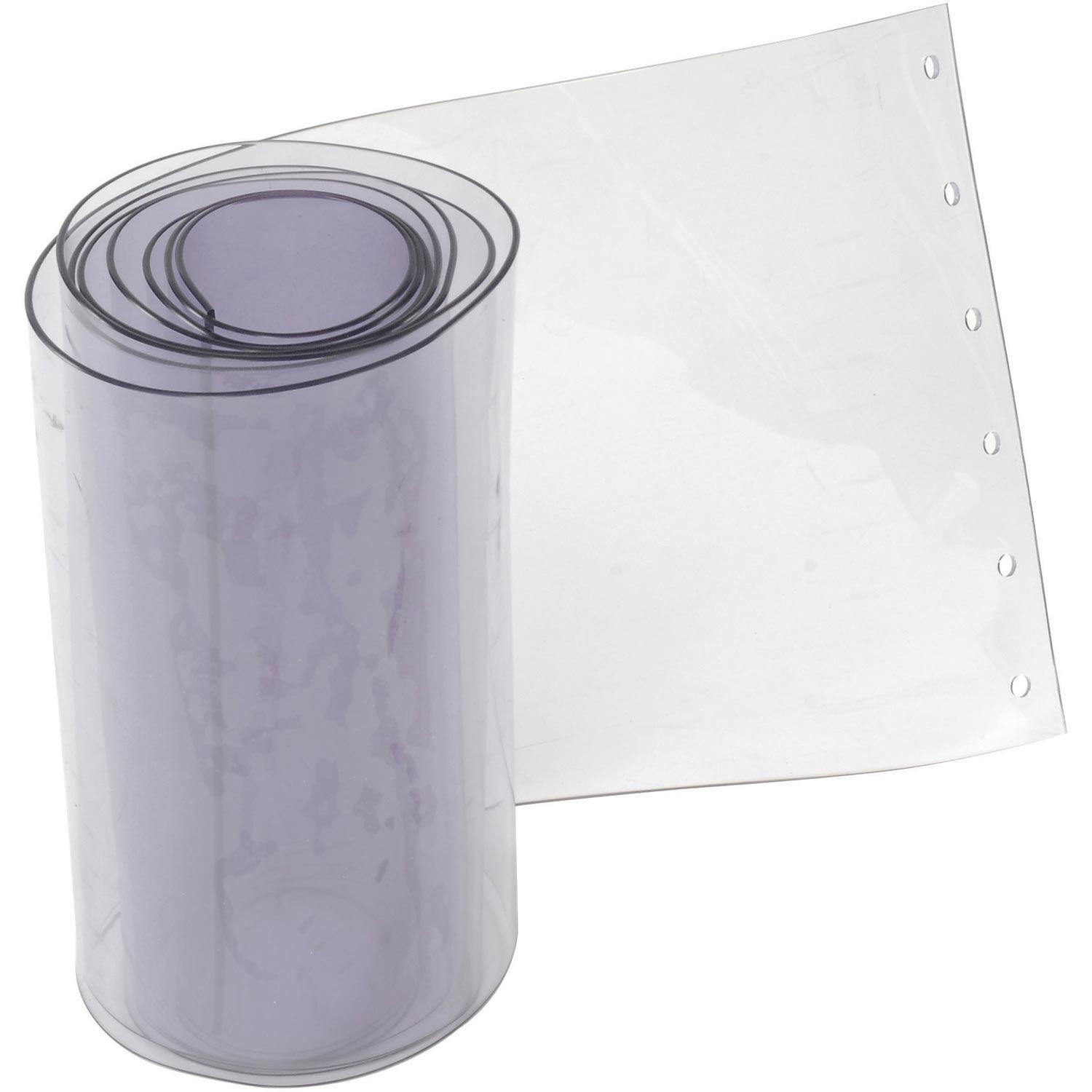 12" x 10' Standard Clear Strip for Strip Curtain Doors Lot of 5