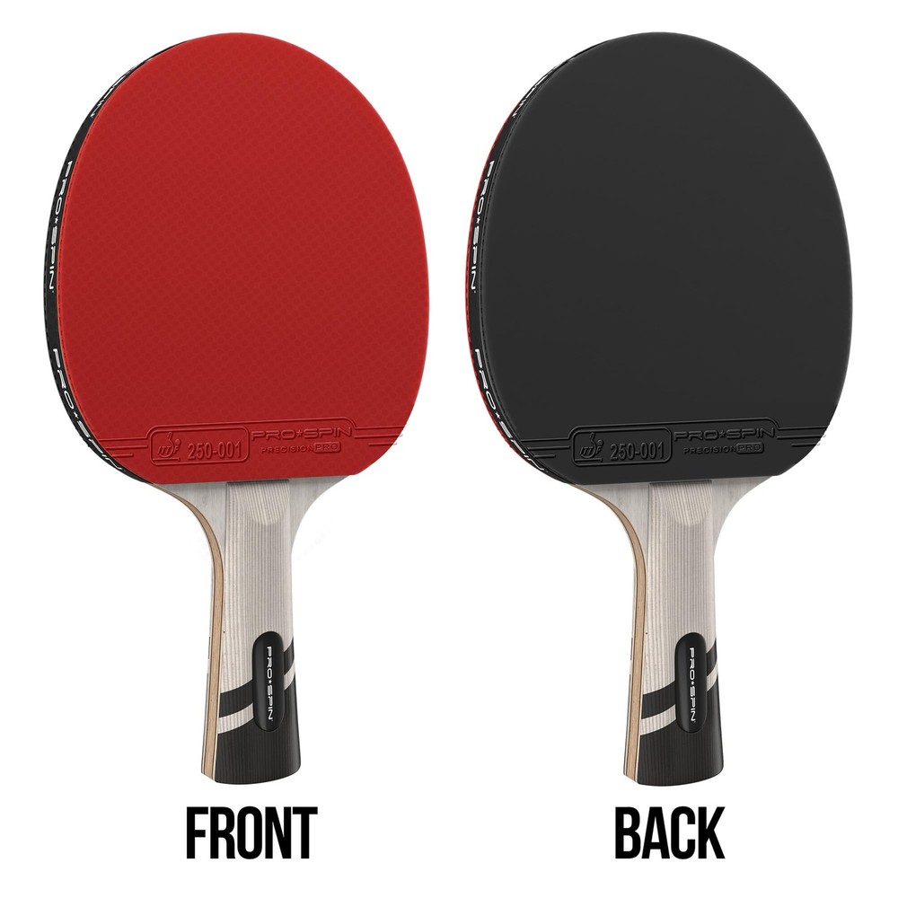 PRO-SPIN Ping Pong Paddles – ITTF Approved 2-Pack, 2-Pack | Active Red