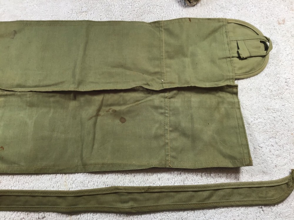 WW2 OD Money/Document Pouch Belt