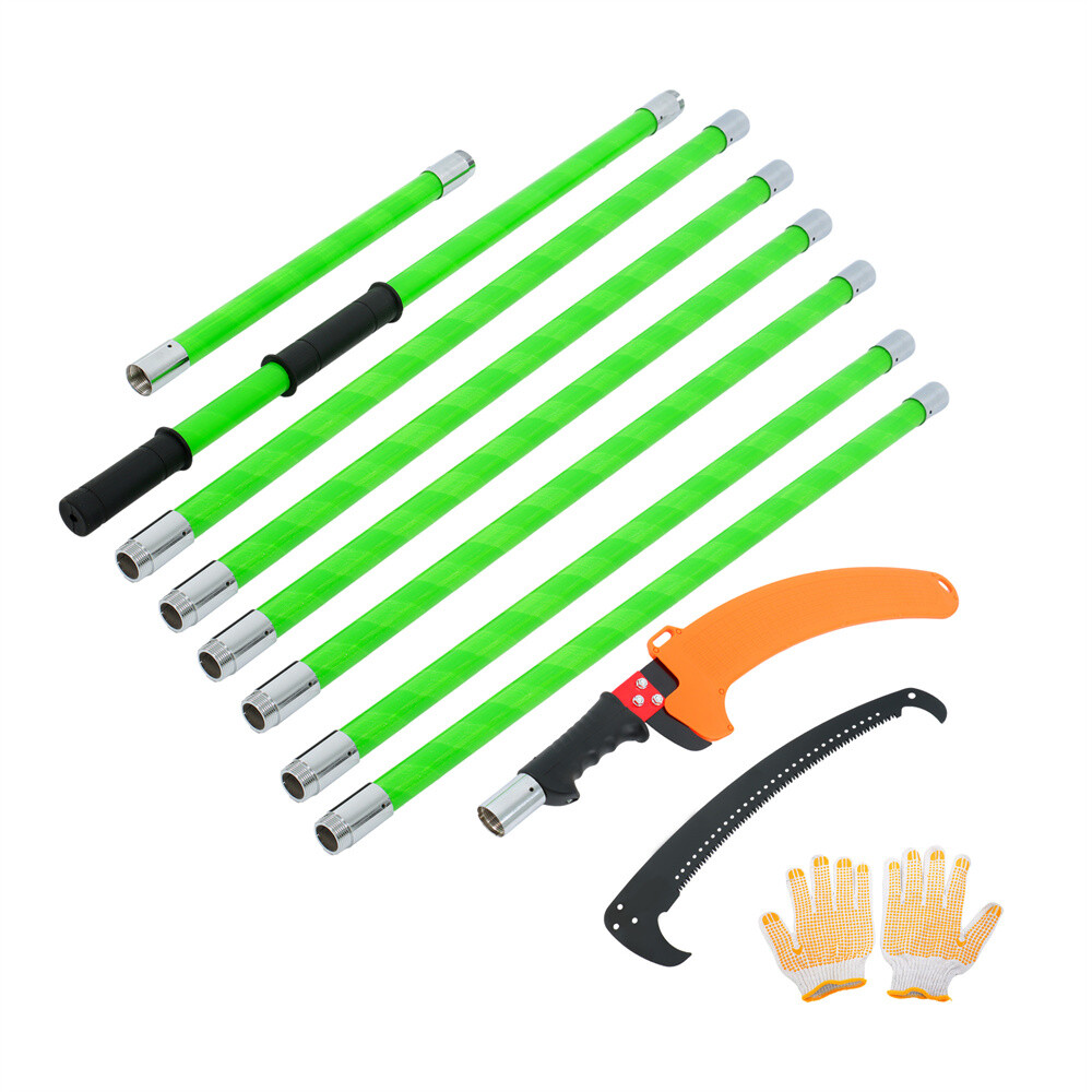 27 Feet Tree Pole Pruner Manual Branches Trimmer Tree For Pruning Palms & Shrubs