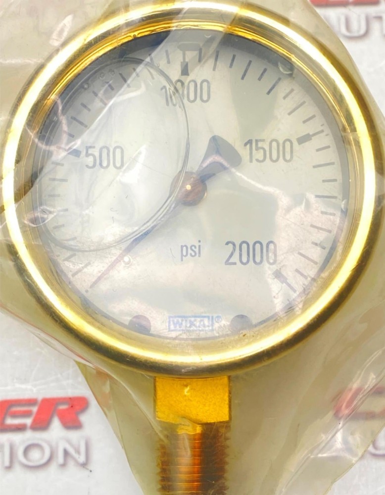 WIKA 2000 PSI Pressure Gauges (NEW)