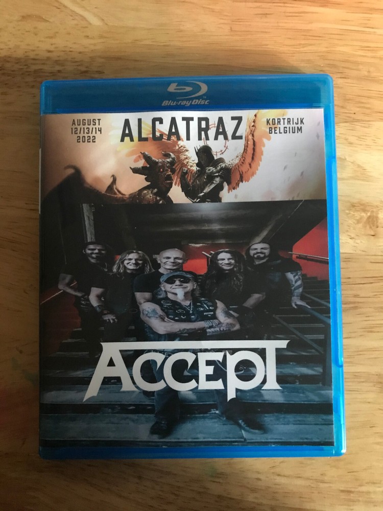 Accept - Live at Alcatraz 2022 Blu-ray Wolf Hoffman Mark Tornillo Uwe Lulis