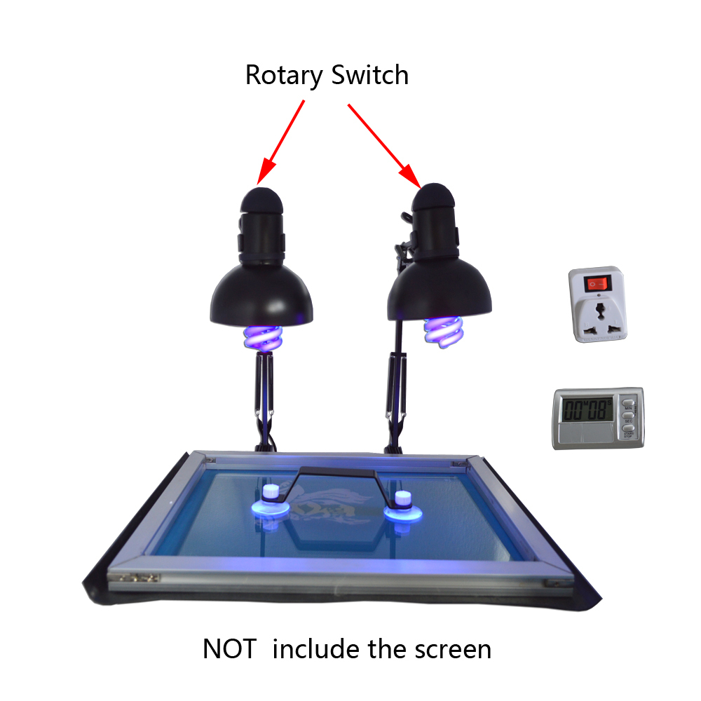20" x 24" Screen Printing Exposure Unit UV light with Timer / Plug Making Design