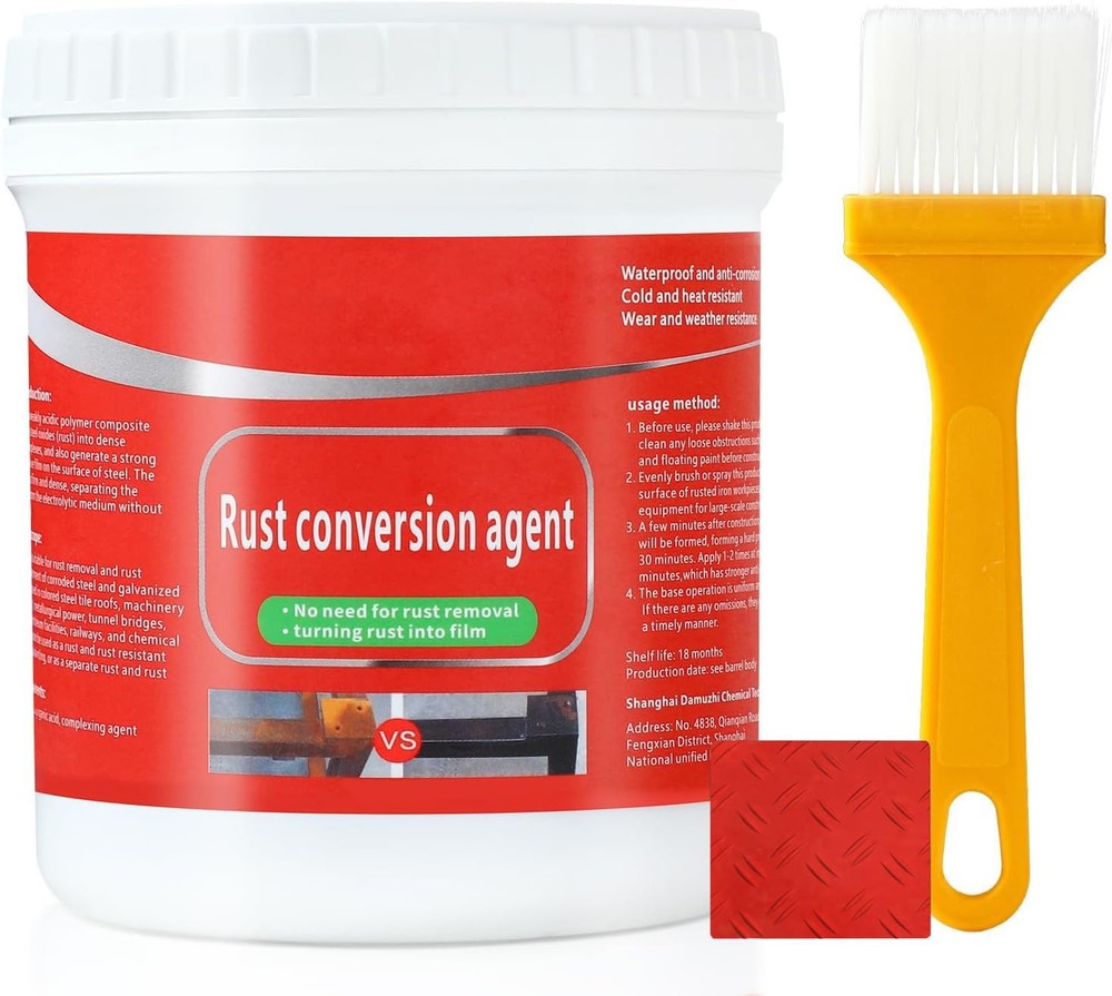 Rust Conversion Agent 300g, Multi-Functional Anti-Rust Paint, Water-Based Met...