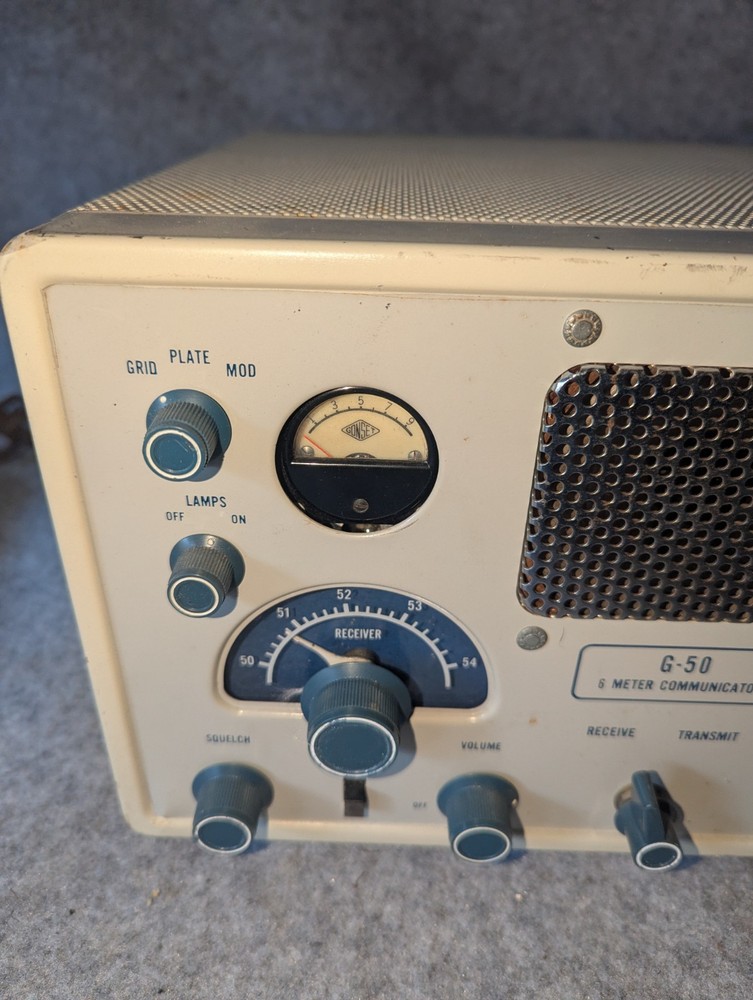 Vintage RARE Ham Radio GONSET G-50 6 Meter Communicator Tube Crystal
